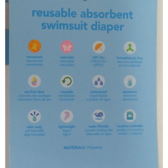 i play Reusable Absorbent Swimsuit Diaper 3T - Picture 6 of 9